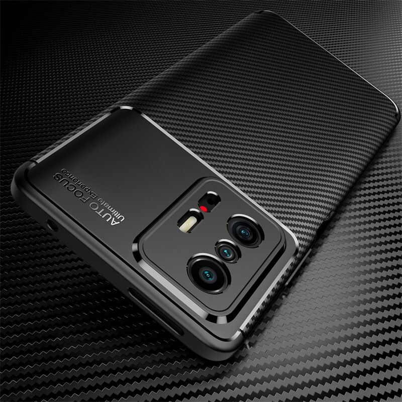 เคสโทรศัพท ์ สําหรับ Xiomi Xiaomi 11T 10T mi10t mi11t Pro 5G คาร ์ บอนไฟเบอร ์ ซิลิโคนป ้ องกันกรณีปกหลังปลอกเปลือก