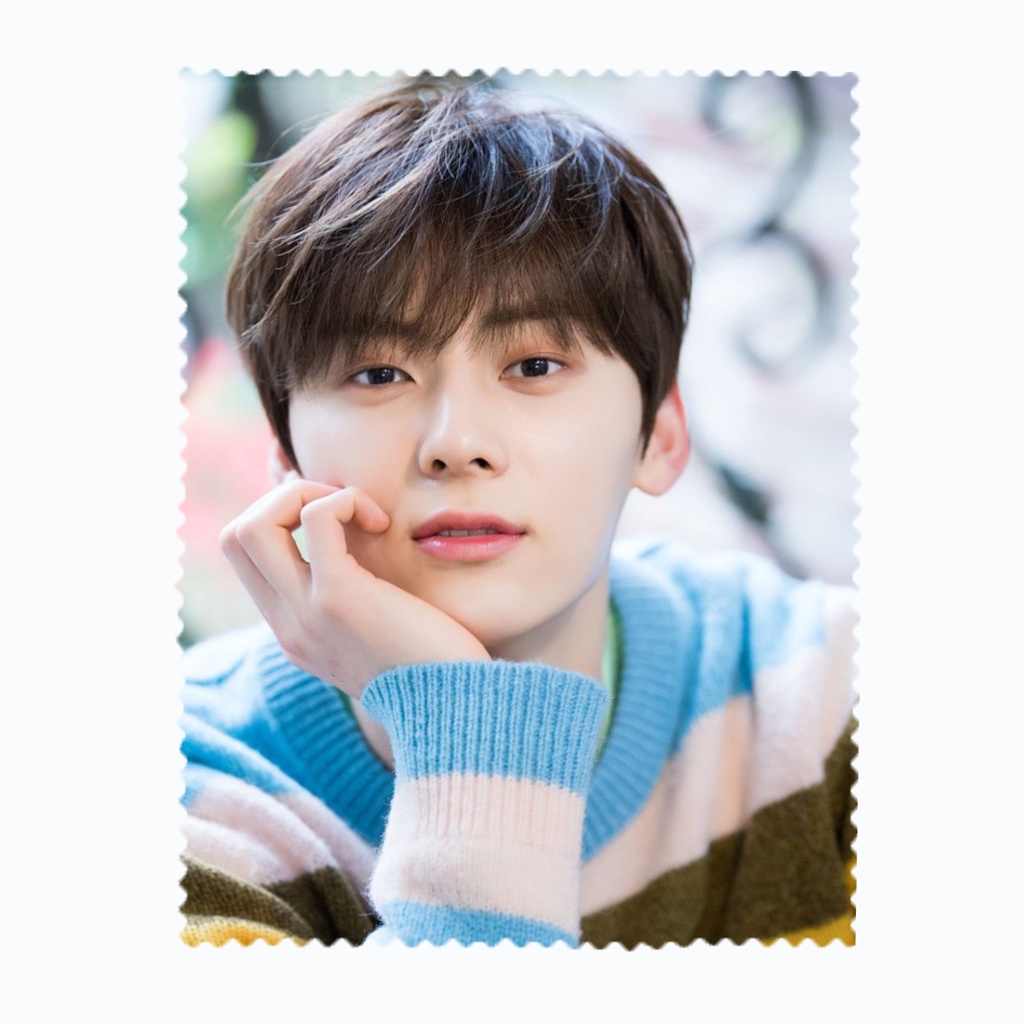 ผ้าเช็ดแว่นตา เช็ดเลนส์ ผ้าไมโครไฟเบอร์ ฮวังมินฮยอน มินฮยอน Hwang Minhyun NU'EST