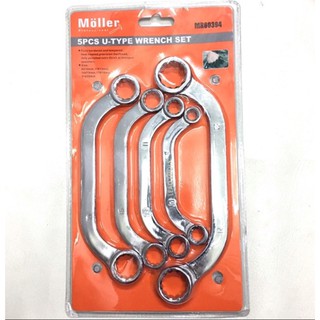 ประแจแหวนโค้ง 5ตัวชุด moller สินค้าพร้อมส่ง
