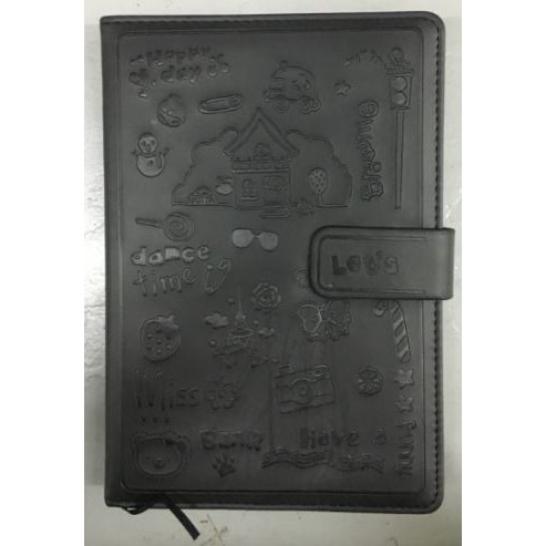 NOTE BOOK PREMIUM HARD COVER A5 991 BOWEN & เข็มขัดล็อค 240pgs