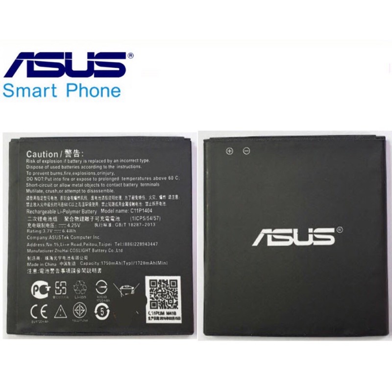 แบตเตอรี่ Asus Zenfone 4.5 A450CG (C11P1404)รับประกัน3เดือน