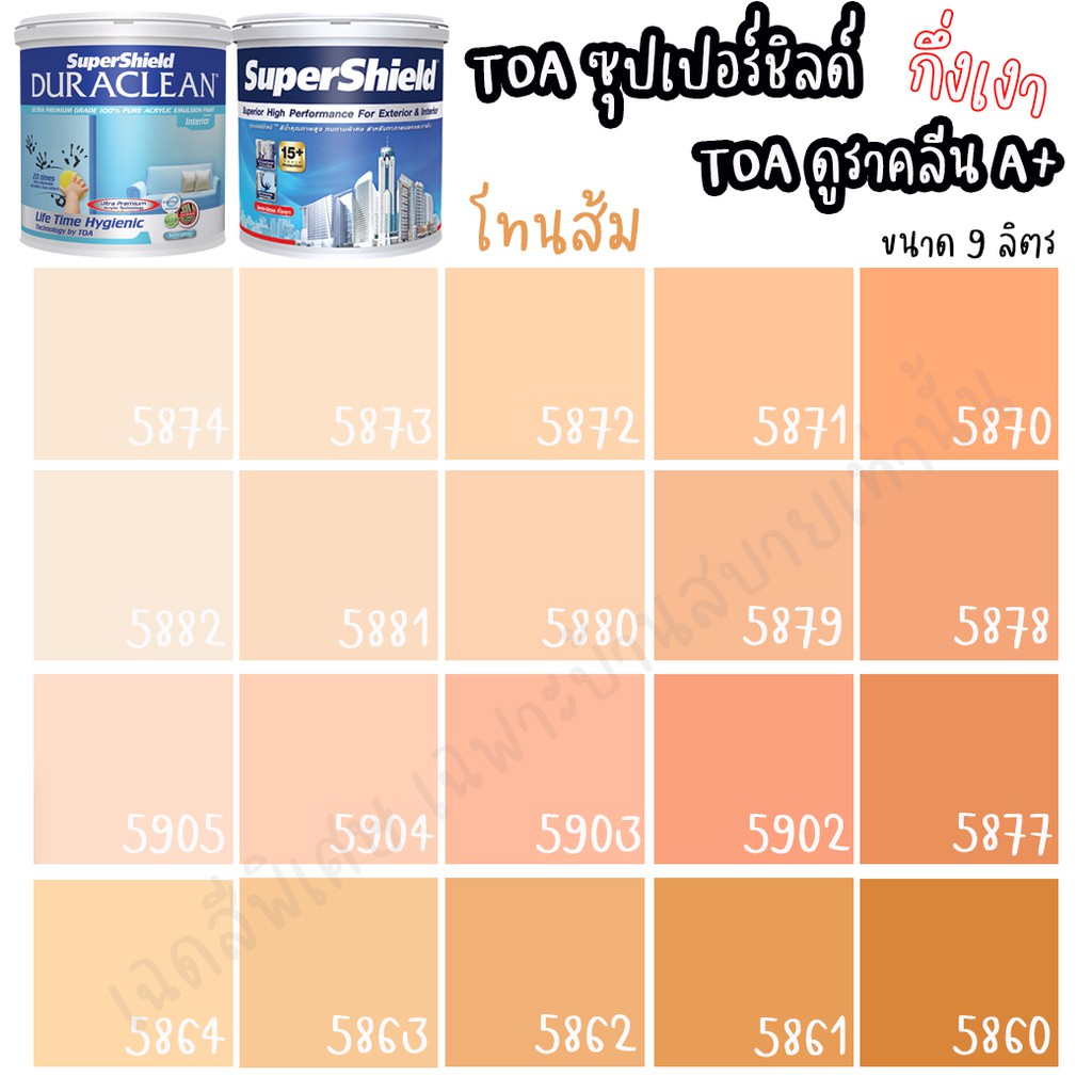 สีทาบ้านภายนอก ส้ม ถูกที่สุด พร้อมโปรโมชั่น - ก.ย. 2021  BigGo 