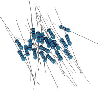 R Resistor ตัวต้านทาน 1% 1/2W 0.5W 10 ชิ้น (0.1R - 1k)