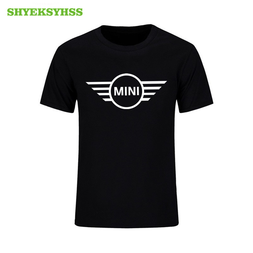 tshirtเสื้อยืด พิมพ์ลายรถยนต์ Mini Cooper สําหรับผู้ชายS-5XL