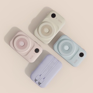 พร้อมส่ง MAOXIN VINTAGE 10,000 mAh รองรับไวเลสชาร์จ / สายในตัว iphone / typeC