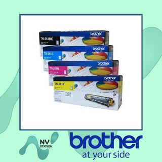 Toner Brother TN-261BK,TN-261C,TN-261M,TN-261Y (ของแท้) ใช้สำหรับ HL-3150CDN / HL-3170CDW / MFC-9140CDN / MFC-9330CDW