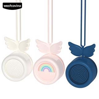 WEST 🍉Mini Angle Wing USB Hand Free Neck Lanyard Bladeless Fan Cooler