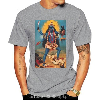 [S-5XL] ใหม่ เสื้อยืด ผ้าฝ้าย พิมพ์ลาย Kali - Hindu Kali Krishna Hindu India Buddha God Gold สไตล์ฮาราจูกุ คลาสสิก สําหร