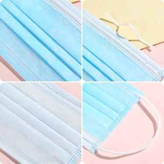 AT.Supershop แมส AT (ซอง10ชิ้น) 3ชั้น มีหลายสี หน้ากาก กันฝุ่น แมส ผ้าปิดจมูก พร้อมส่ง!