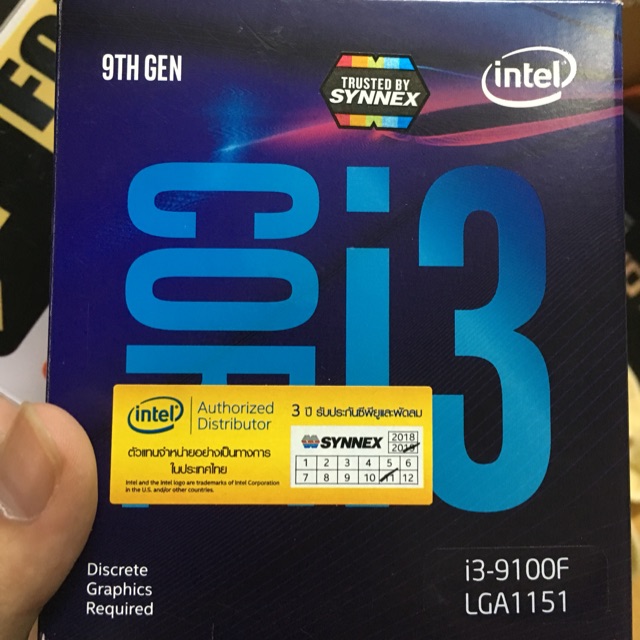 CPU : I3 9100f อายุ 1 เดือน