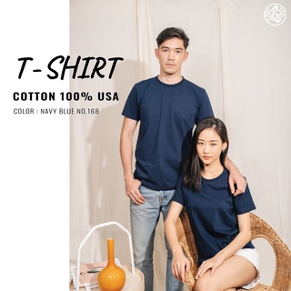 เสื้อยืดเปล่าผ้าcotton100%USA นุ่ม สบาย ระบายอากาศได้ดี