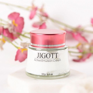 JIGOTT Active Emulsion Cream 50g ครีมบำรุงผิวหน้าสูตรพรีเมี่ยมจากเกาหลีของแท้