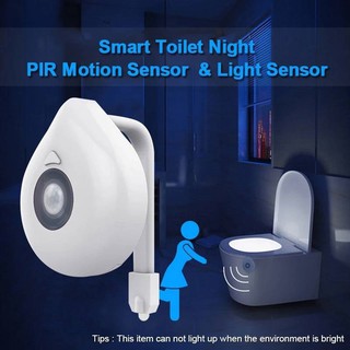 ราคาไฟชักโครก Motion Sensor LED ติดชักโครก ส่องแสงอัตโนมัติ -สินค้ามีพร้อมส่ง-