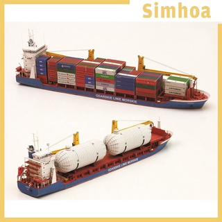 [Simhoa] โมเดลเรือกระดาษ 3D ขนาด 1:400 ของเล่นสําหรับเด็ก