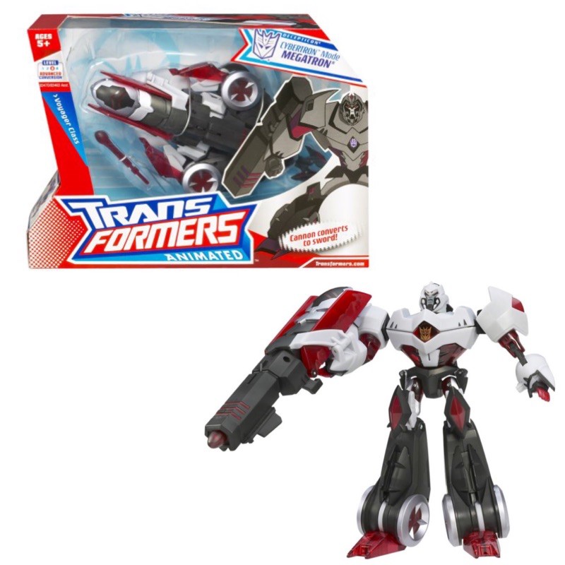 Transformers Animated Voyager Class Cybertron Mode Megatron New 