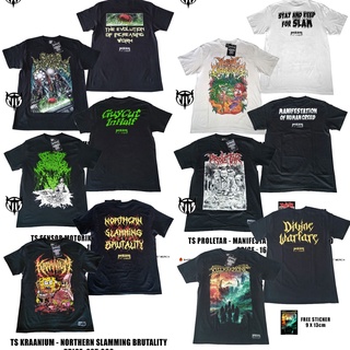 [100% Cotton] เสื้อยืดของแท้ - GORE Informous x VISCERAL CADAVERMENT x Motoric SENSOR x PROLETAR x KRAANIUM x KILLHARMON