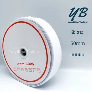 **ยกม้วน** ตีนตุ๊กแก 2" (ไม่มีกาว) เมจิกเทป เวลโกเทป ยกม้วน20เมตร สีขาว-สีดำ ตีนตะขาบ ตัวขน ตัวหนาม รุ่น Standard