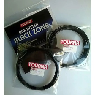 TOURNA BIG HITTER BLACK ZONE CUT เอ็นเทนนิส  40ft/12m.  (เอ็นเทนนิสตัดแบ่งจากม้วนใหญ่ คุณภาพเดียวกันในราคาพิเศษ) เอ็นผิว