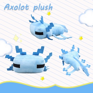 ของเล่นตุ๊กตา Minecraft Blue Axolotl 30 ซม.