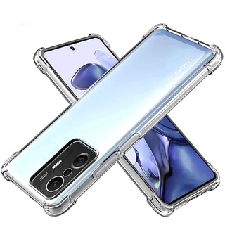 Full transparent airbag shockproof casing for xiaomi 11t pro phone case xiaomi11t xiomi mi11t mi 11 t pro soft silicone protective back cover