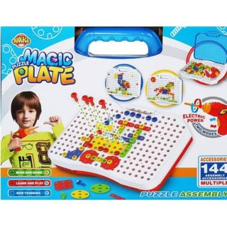 แผ่น  Puzzle plate มหัศจรรย์​ รุ่น​ 144 ชิ้น