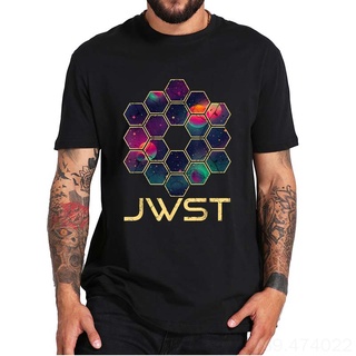 พร้อมส่ง เสื้อยืดลําลอง แขนสั้น พิมพ์ลายกล้องโทรทรรศน์อวกาศ James Webb สไตล์วินเทจ แฟชั่นสําหรับสตรี