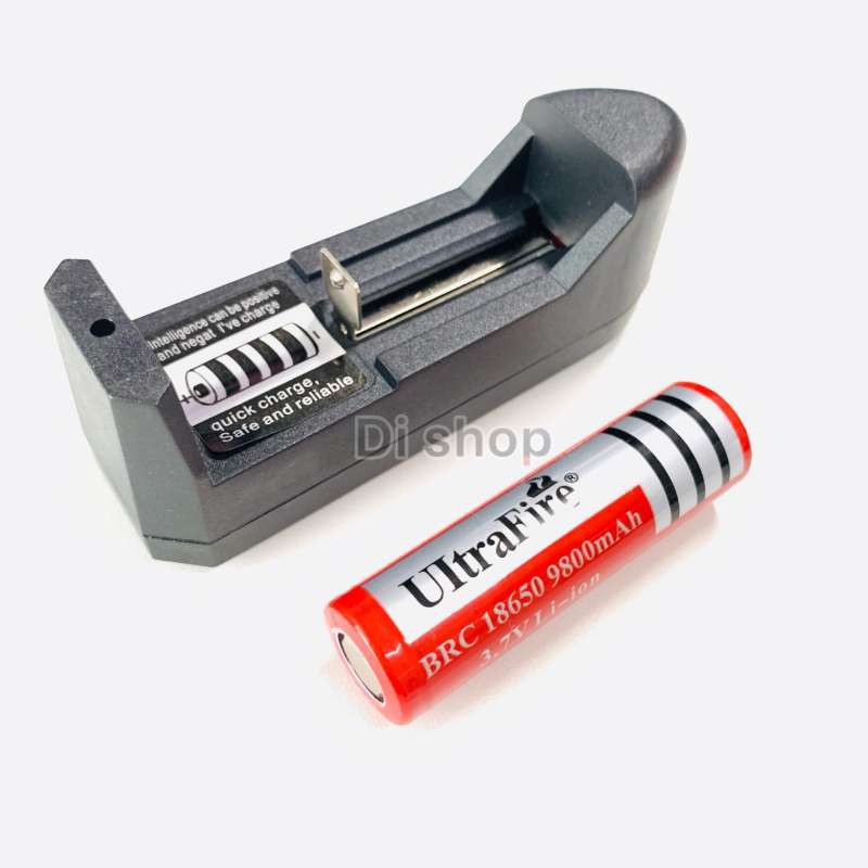 UltraFire 18650 3.7V 4200 mAh (สีแดง) 1 ก้อน ฟรี ที่ชาร์จแบบ 1 ก้อน