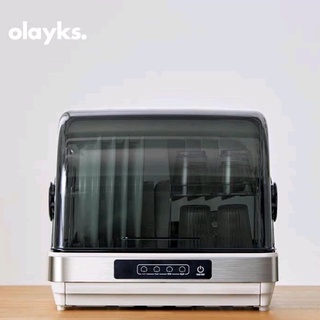 เครื่องอบจานตั้งพื้น OLAYKS อุณหภูมิการฆ่าเชื้อสูงสุด 90°องศาเซลเซียส