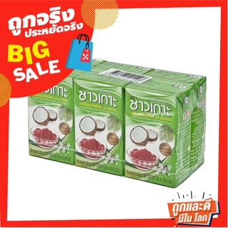 ชาวเกาะ กะทิอบควันเทียน 250 มล. x 6 กล่อง Chaokoh Coconut Fragrant 250 ml x 6 Boxes