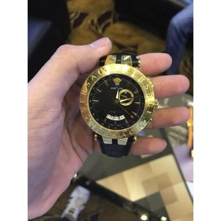 Versace Watch Versace Versace นาฬิกา Swiss Movement ผลึกนาฬิกาผู้ชายคุณภาพสูง