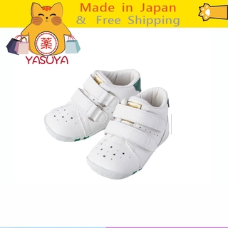 【More Buy , More Discount 】[Ship directly from Japan]MIKIHOUSE childrens sports shoes 【 boys /girls] shoes white 13cm[ส่งจากญี่ปุ่น] รองเท้าผ้าใบลําลองสําหรับเด็กผู้ชายผู้หญิงสีขาวขนาด 13 ซม.