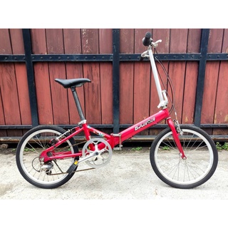 จักรยานพับ DAHON international(ธงชาติ) ของแท้มือ 2 สีแดง ขนาดล้อ 20 เกียร์ 7 สปีด