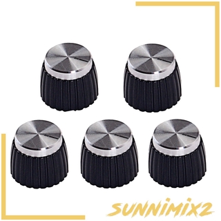 ( Sunnimix2 ) ลูกบิดขยายเสียงกีตาร์แอมป์ 5 ชิ้น / แพ็ค