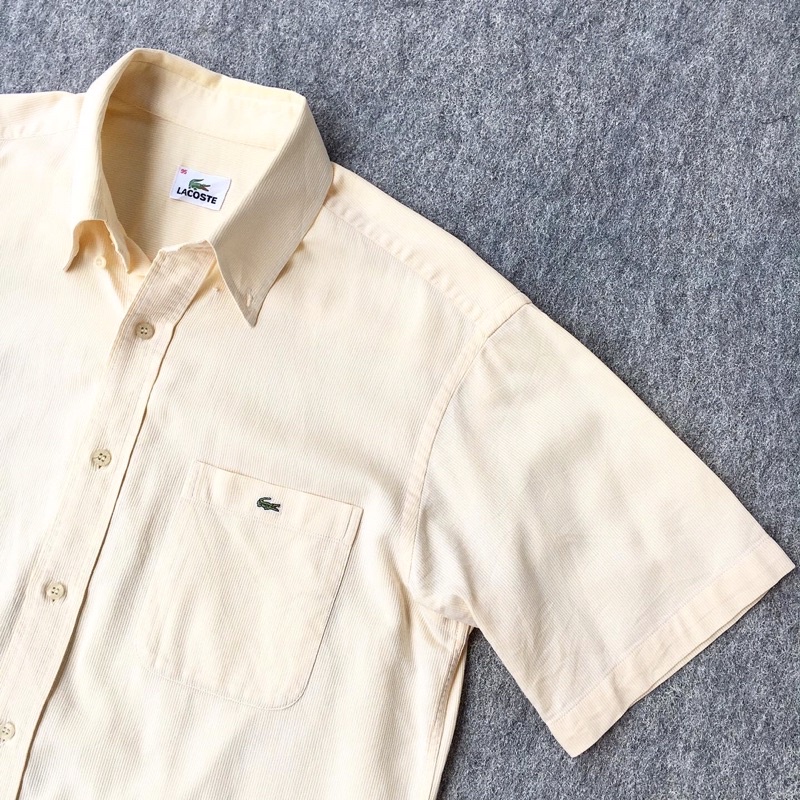เสื้อเชิ้ตสีเหลือง Lacoste KEMEJA