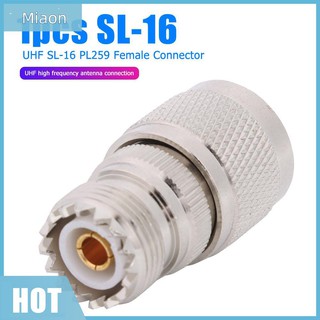 อะแดปเตอร์เชื่อมต่อ N Type L16 Male Plug To Uhf Sl - 16 Pl259 Female Rf Coax