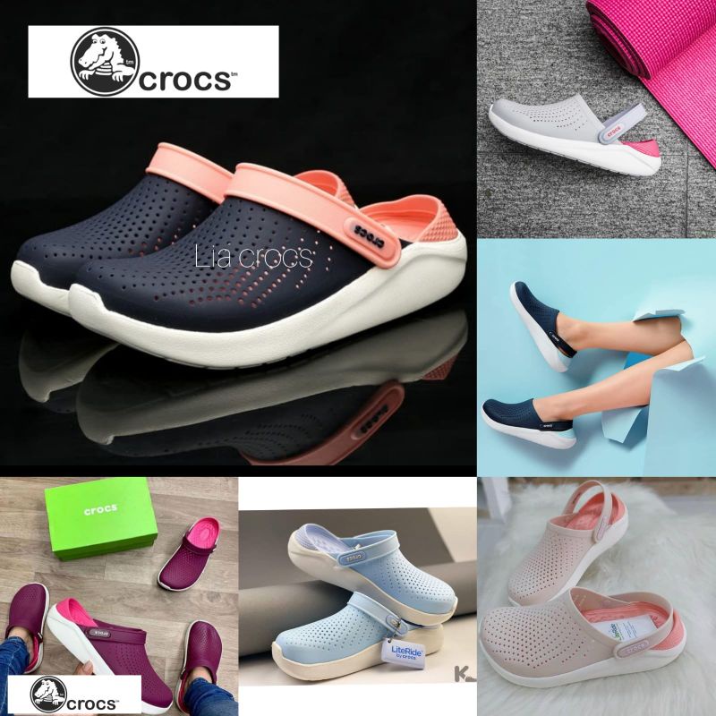 Crocs Literide clog unisex / crocs Nursing Sandals / crocs Literide / รองเท้าผู้หญิง crocs