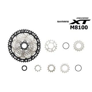 Shimano XT cs M8100 12sp เฟือง เสือภูเขา สำหรับ 12sp Micro Spline