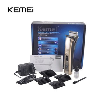 KEMEI รุ่น KM-5017 บัตตาเลี่ยนตัดผมไร้สาย เบา แบตตาเลี่ยน ปัตตาเลี่ยนตัดผมไฟฟ้าไร้สาย ใช้ได้ทั้งเด็กและผู้ใหญ่