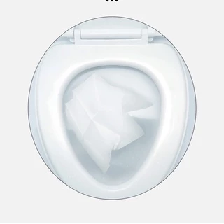 HH104 แผ่นรองนั่งโถในห้องน้ำ 10แผ่น [4] R4-2