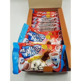 12 ซอง มาร์ชเมลโล เมลโล่ พลัส แบบซอง รส โคล่า mallow plus snack