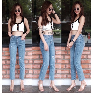 Ruige Jeans กางเกงยีนส์8ส่วน ผ้ายืดได้เยอะ No.Rg8837