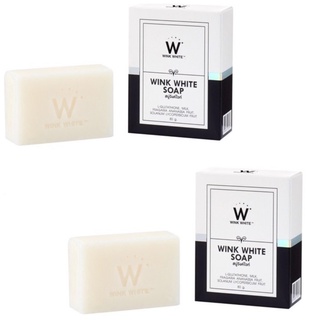 [ซื้อ 1แถม1!] สบู่วิ้งไวท์*ฟอกตัวกระจ่างใส Wink White Soap แท้100% ส่งไว