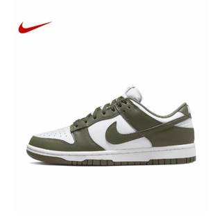 การส่งเสริ Nike Dunk Low "Medium Olive"  มของแท้  เตรียมจัดส่ง