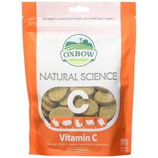 Oxbow 120g Vitamin c  วิตามินซีอัดเม็ด สำหรับสัตว์เลี้ยงขนาดเล็ก บำรุงสุขภาพให้แข็งแรง