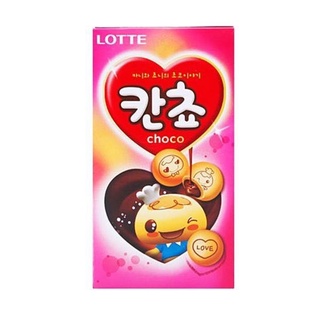 ขนมเกาหลี Lotte kancho choco 54g