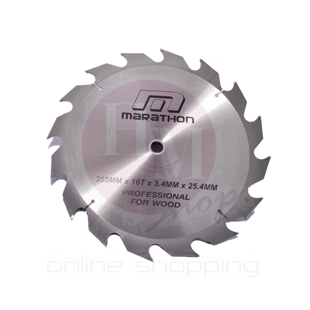 MARATHON ใบเลื่อยวงเดือน 14” ใบตัดไม้ 14”  ใบวงเดือน ใบตัดไม้ 14 นิ้ว  ใบตัดไม้ 14” (355 MM)