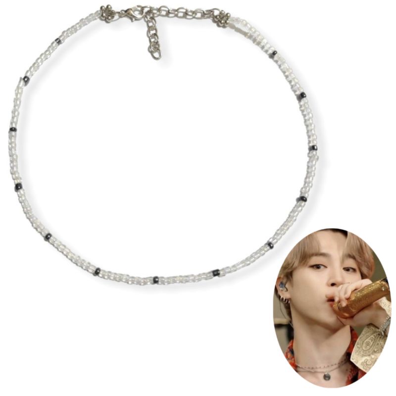 Jimin Blaster สร้อยคอลูกปัดเกาหลี Kpop Idol Mote สร้อยคอ