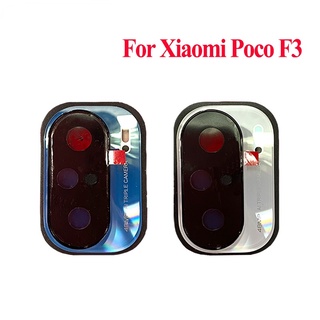 ใหม่ เลนส์กระจกกล้องหลัง พร้อมกรอบ แบบเปลี่ยน สําหรับ Xiaomi Poco F3 Poco F3 Poco F3