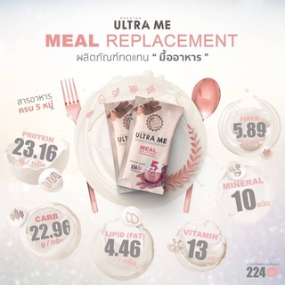 Renatar Ultra Me เรนาต้า อัลตร้ามี ผลิตภัณฑ์ทดแทนมื้ออาหาร  เซต 24 ซอง