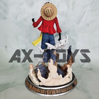 [ส่งฟรี] โมเดล Pirate Sailing GK Fantasy Luffy King Rufu Onepiece Model Decoration